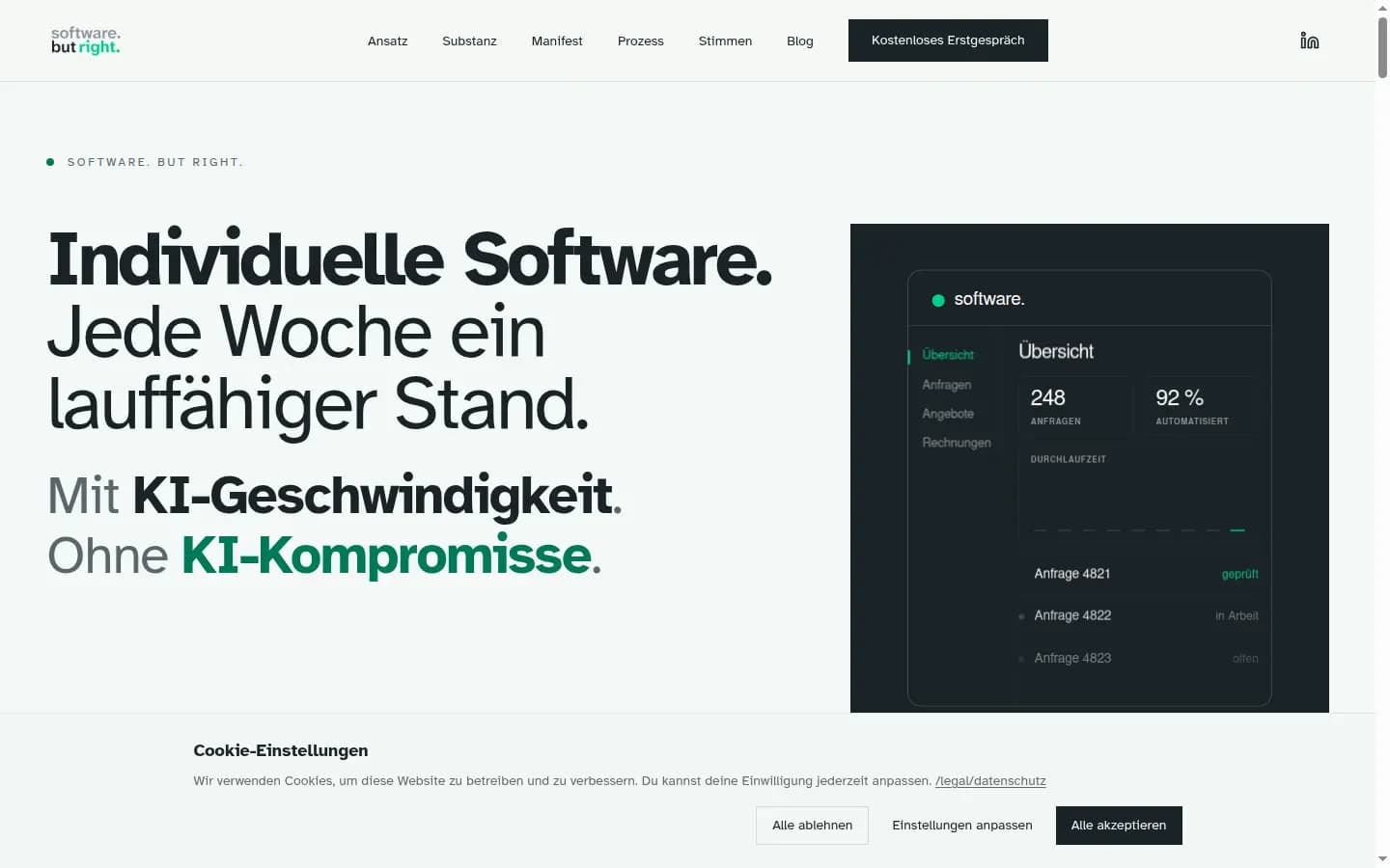 Software But Right: neue Website