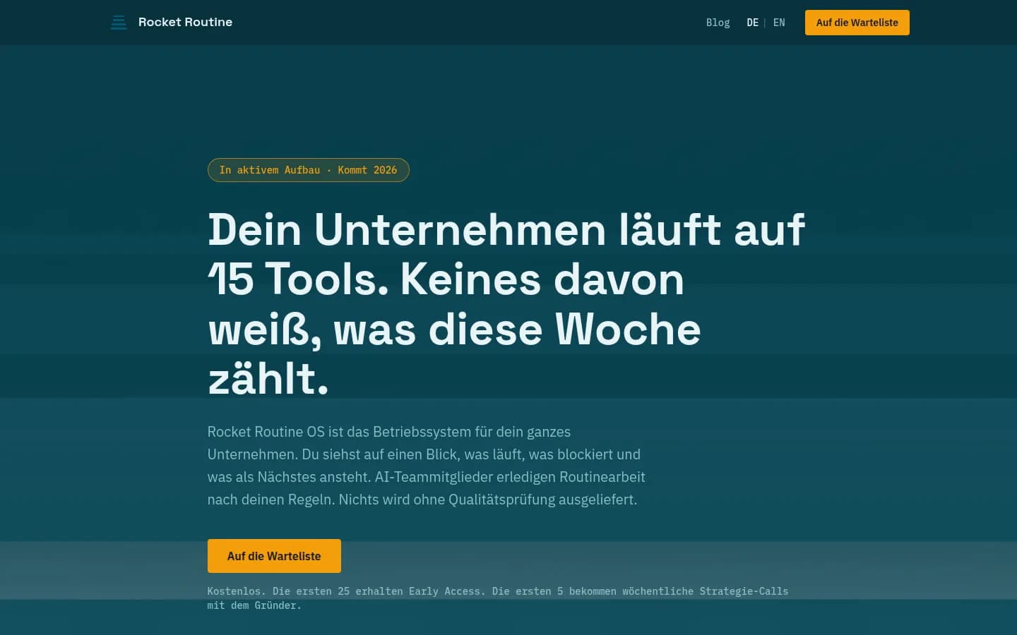 Rocket Routine: mehrsprachiger Rebuild