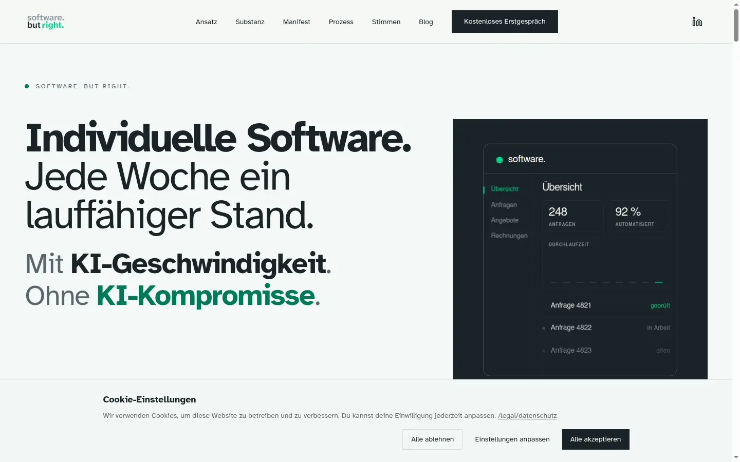 Software But Right: new website